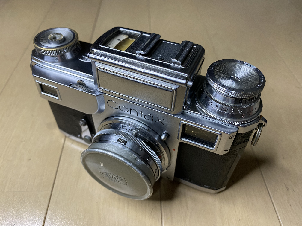 コンタックス CONTAX AX ミラーずれなし、AF・シャッターOK・元箱付き